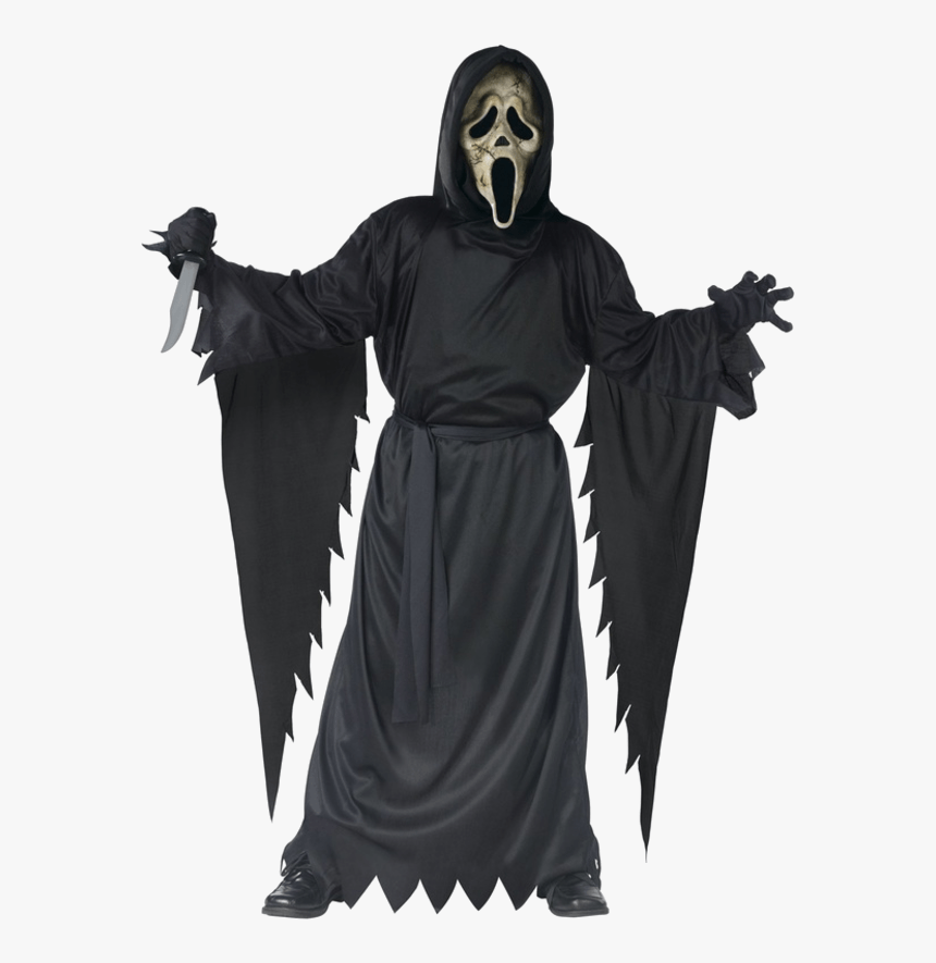 Child Zombie Ghost Face Costume - Scream Halloween Costume, HD Png ...