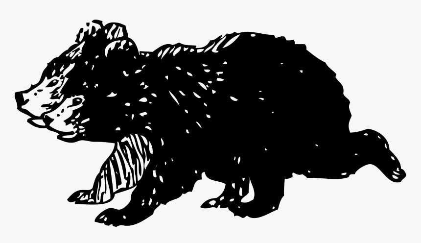 Black Bear Cubs Clip Arts - Black Bear Cub Cartoon, HD Png Download, Free Download