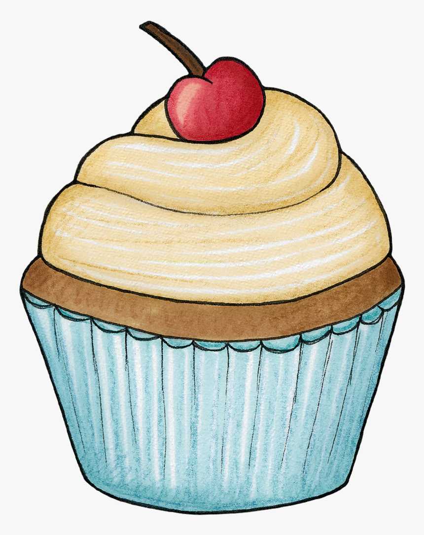 Transparent Cupcake Clipart Png - Cupcake Desenho Png, Png Download, Free Download