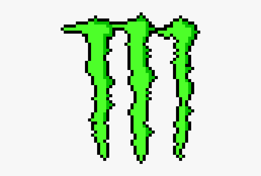Monster Energy Pixel Art, HD Png Download, Free Download