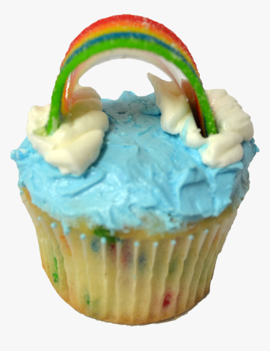 Rainbow Cupcakes Png, Transparent Png, Free Download
