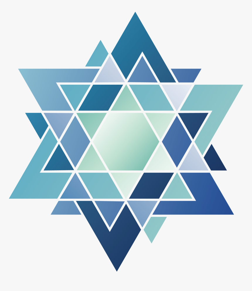 Transparent Blue Triangle Png - Geometric Triangle Art Png, Png Download, Free Download