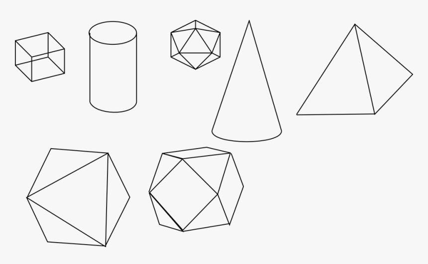 Geometry, Solid Shapes, Solids, Symmetry - Triangle, HD Png Download, Free Download