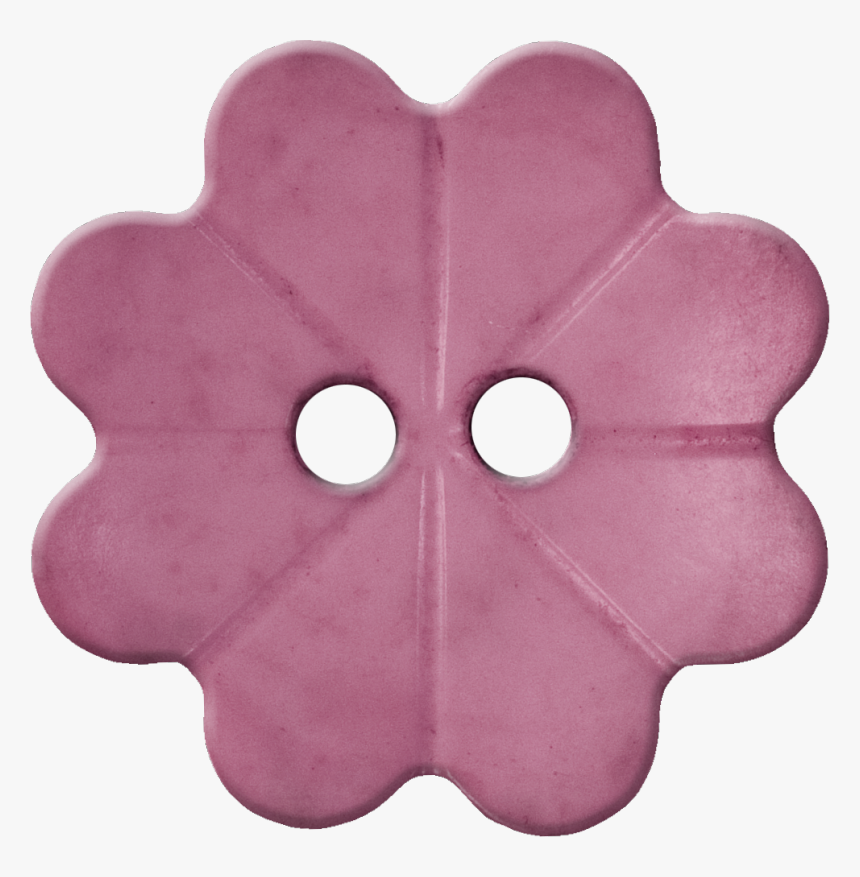 Floral Button With Eight Petals, Pink - Candle, HD Png Download, Free Download