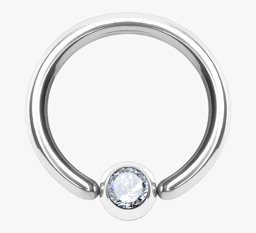 Gem Captive Bead Ring, HD Png Download, Free Download