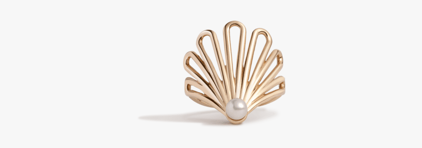 Deco Fan Pearl Ring - Ring, HD Png Download, Free Download