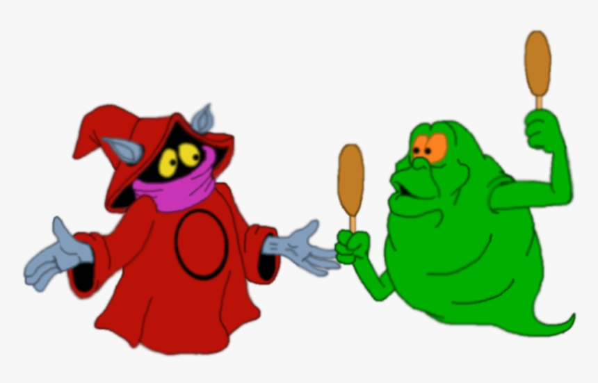 Slimer Drawing Character Clipart Free Stock - Orko And Slimer, HD Png Download, Free Download