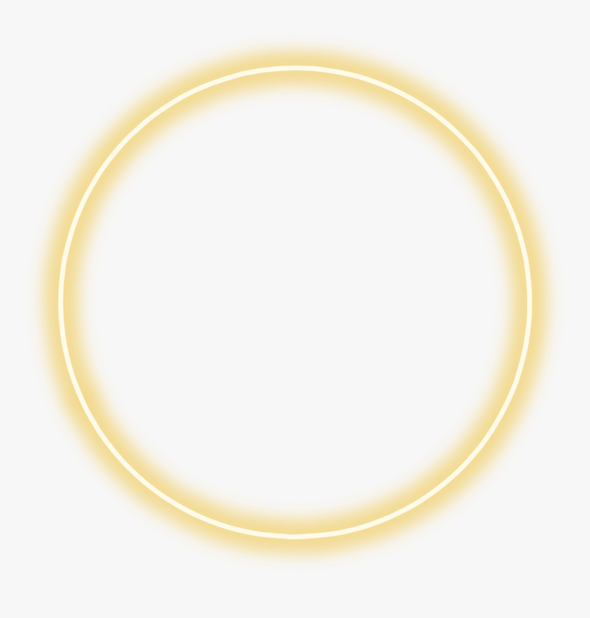 #color #neon #round #circle #yellow #glow #freetoedit - Neon Circle Png Yellow, Transparent Png, Free Download