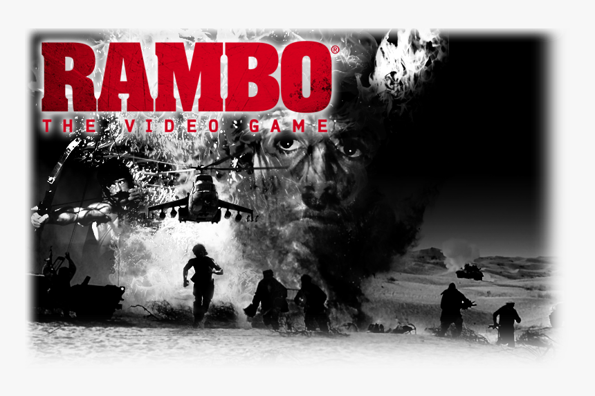 Rambo® The Video Game - Releasing Poster Video Game, HD Png Download, Free Download