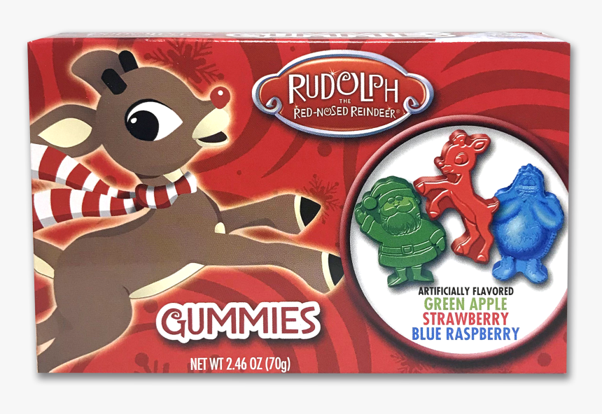 Rudolph The Red Nosed Reindeer Fruit Gummies, HD Png Download, Free Download