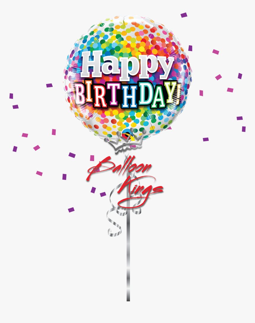 Birthday Rainbow Confetti - Circle, HD Png Download, Free Download