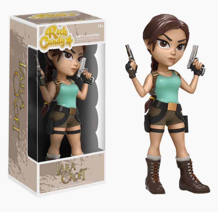 Lara Croft Funko Rock Candy, HD Png Download, Free Download