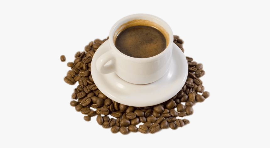 Cup Of Coffee And Beans - Taza De Cafe Png, Transparent Png, Free Download