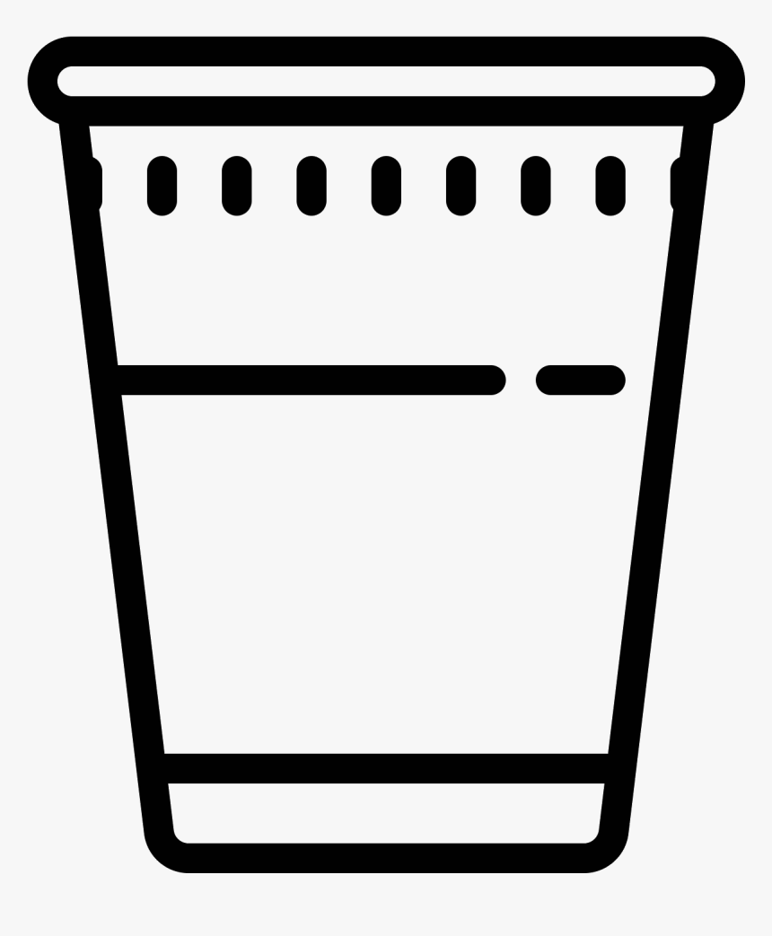 Solo Cup Icon - Black Plastic Cup Clipart, HD Png Download, Free Download