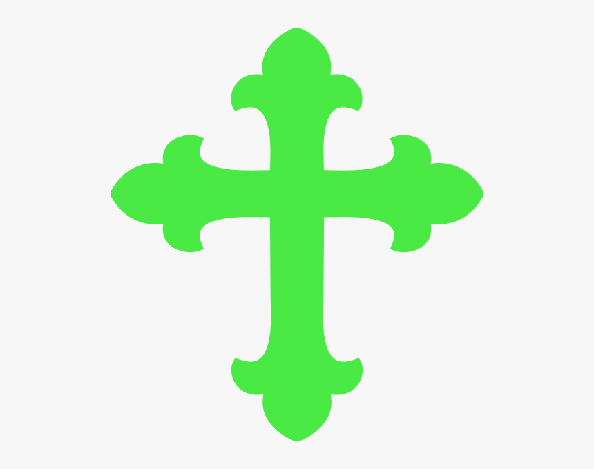 Bright Green Cross Clip Art - Pink Cross, HD Png Download, Free Download