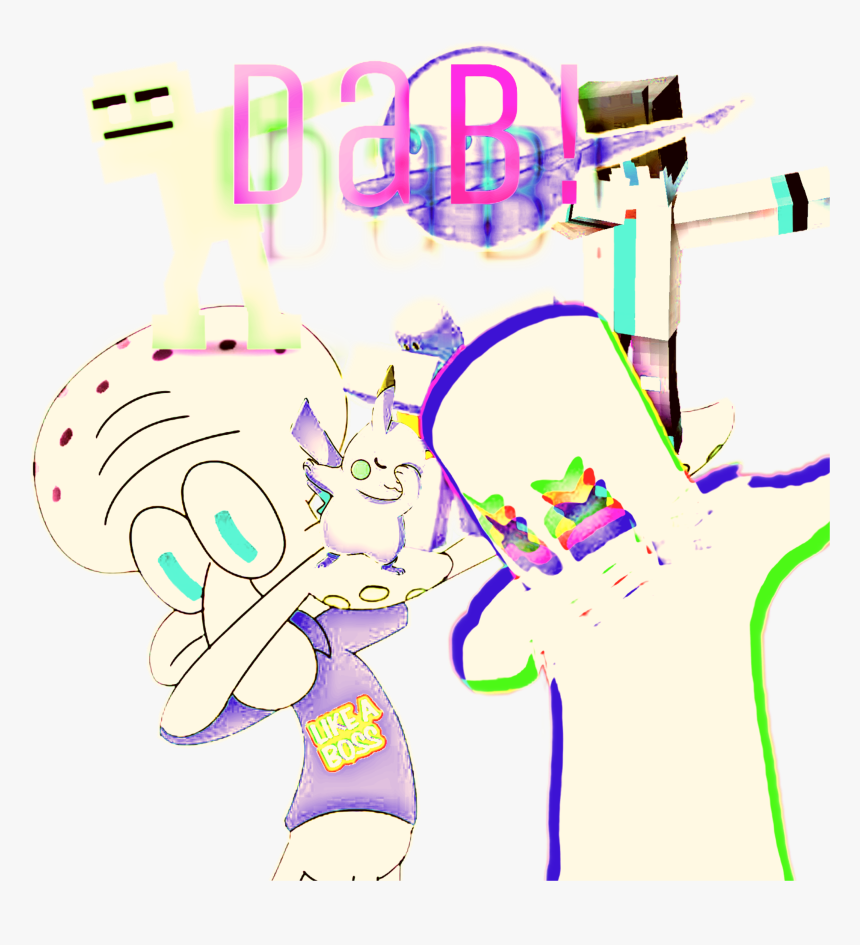 #fnaf #purpleguy #marshmello #squidward #pikachu #dab - Illustration, HD Png Download, Free Download