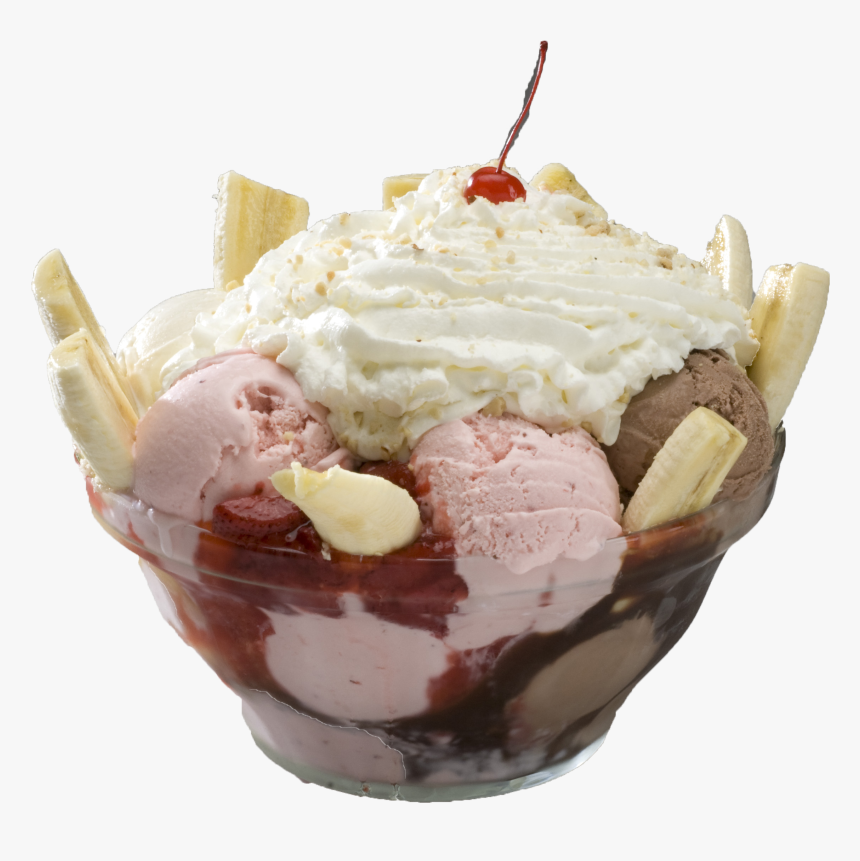 Transparent Banana Split Png - Gelato, Png Download, Free Download