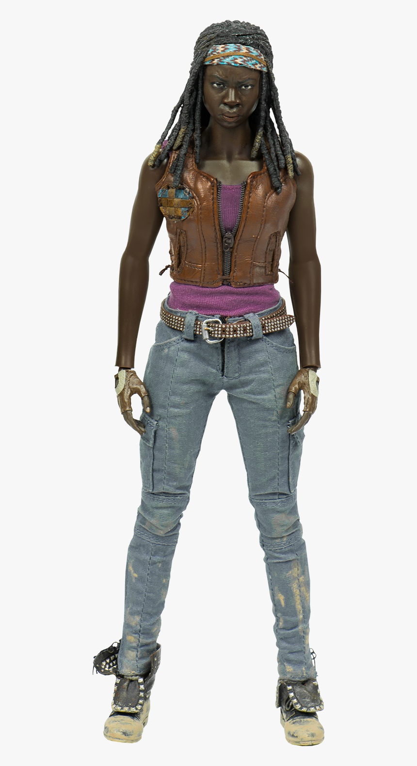 The Walking Dead Damaged Michonne Cardboard Cutout - Michonne Figure 1 6, HD Png Download, Free Download