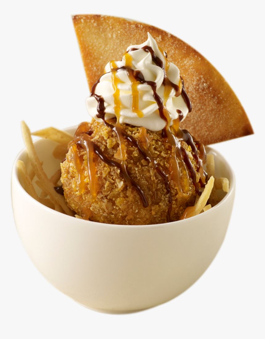 Deep Fried Bananas & Ice Cream Png - Fried Ice Cream No Background, Transparent Png, Free Download