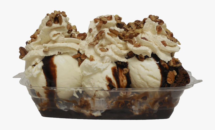 Babcock Brownie Boat Sundae - Ice Cream Sundae Png, Transparent Png, Free Download