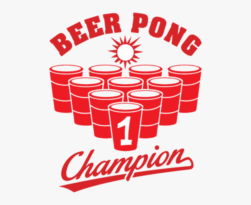 Beer Pong Png - Beer Pong Champion Logo, Transparent Png, Free Download