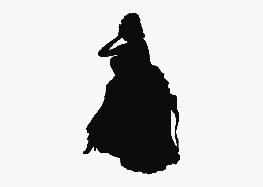 Transparent Pin Up Girl Sitting On Chair Png Image - Silhouette, Png Download, Free Download