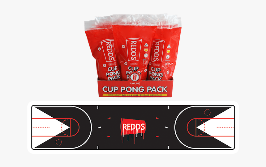 Redds Beer Pong Kit - Redds Beer Pong Table, HD Png Download, Free Download