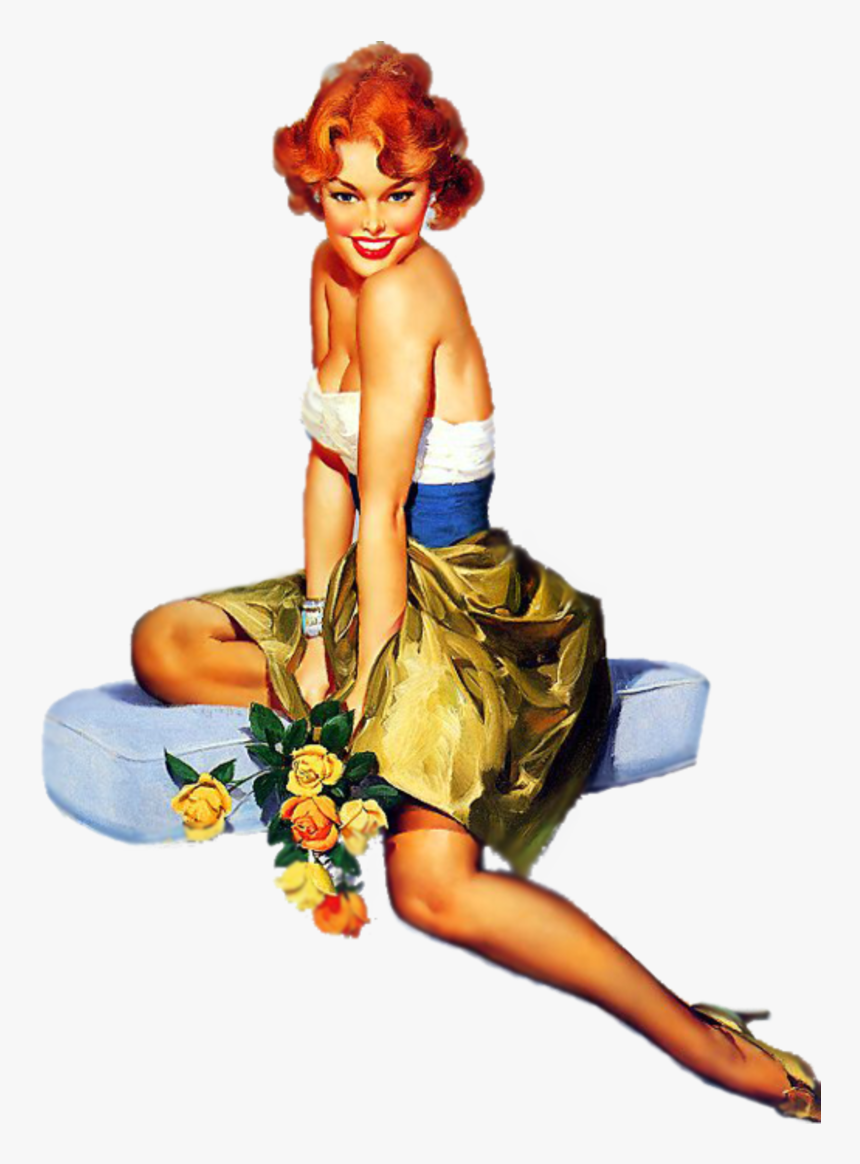 64730880 Albuell3 - Illustration Vintage Pin Up Graphics, HD Png Download, Free Download