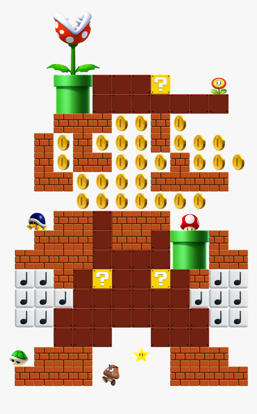 Super Mario Bros Maker Sprites, HD Png Download, Free Download