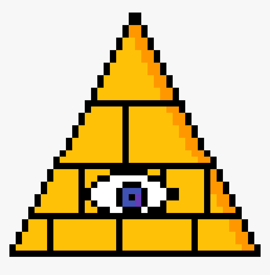 Pixel Art Deathly Hallows , Png Download - Harry Potter Easy Pixel Art, Transparent Png, Free Download