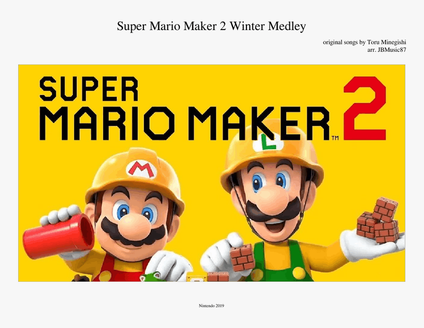Mario Maker 2, HD Png Download, Free Download