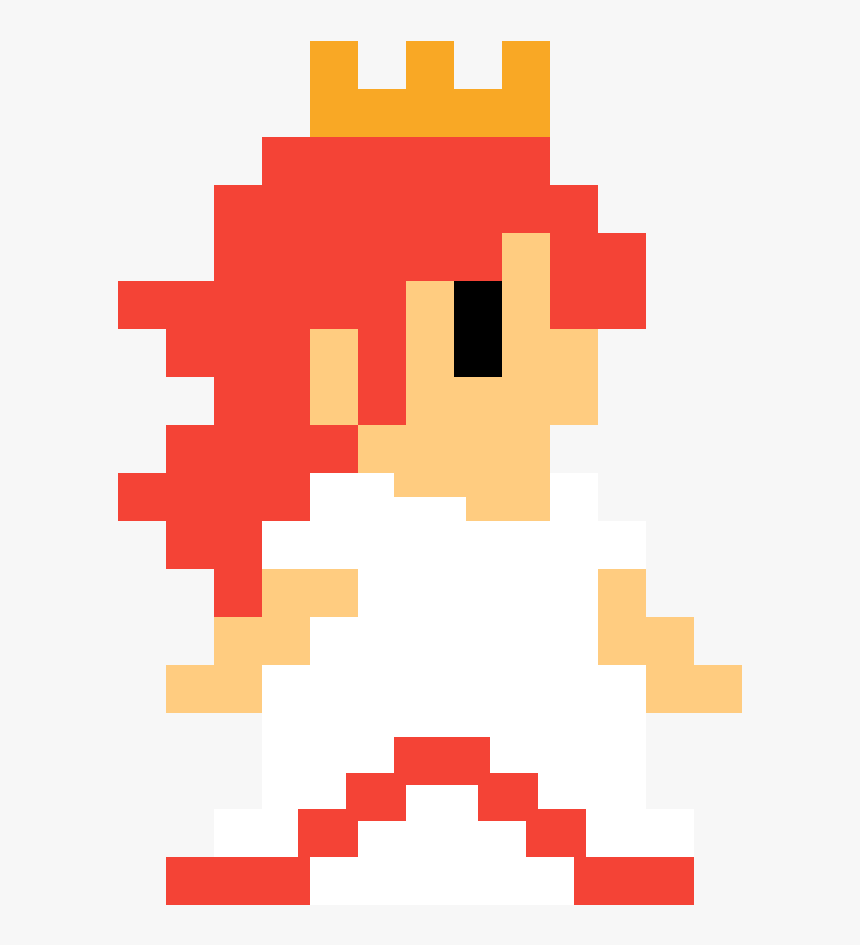 Super Mario Peach Pixel, HD Png Download, Free Download
