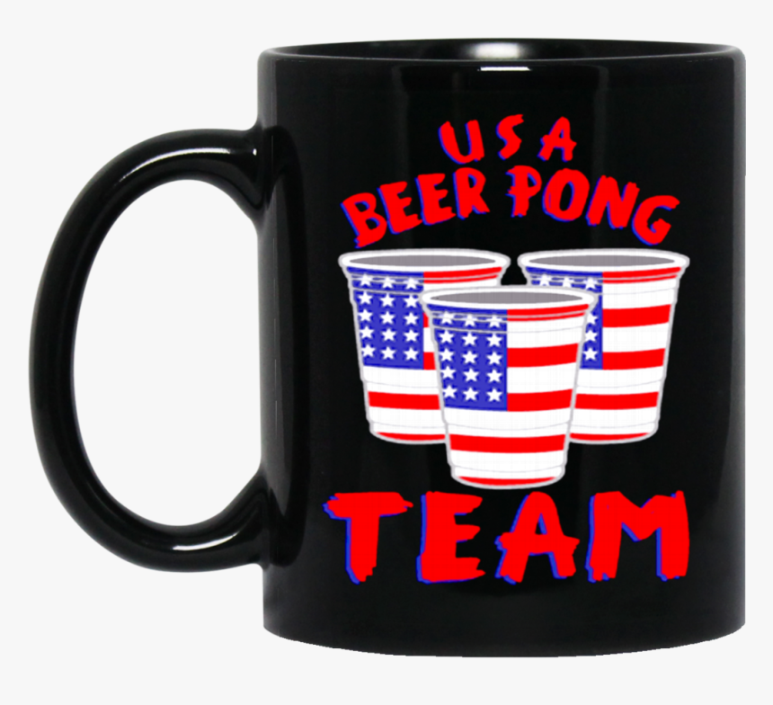 America Beer Mug Usa Beer Pong Team Coffee Mug Tea - Mug, HD Png Download, Free Download