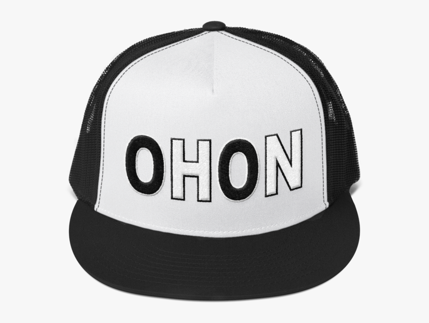 Ohon Trucker Flat Bill - Baseball Cap, HD Png Download, Free Download