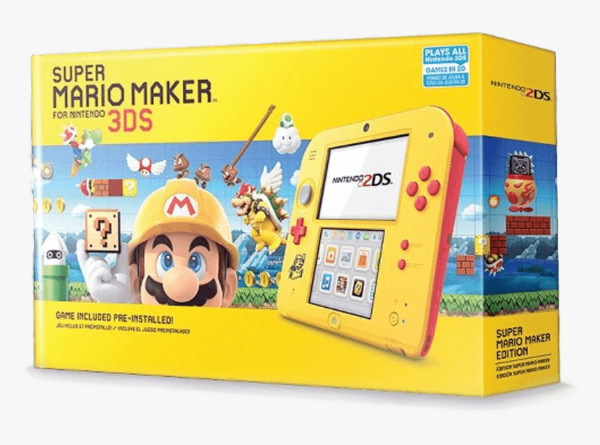 Nintendo 2ds Mario Maker, HD Png Download, Free Download