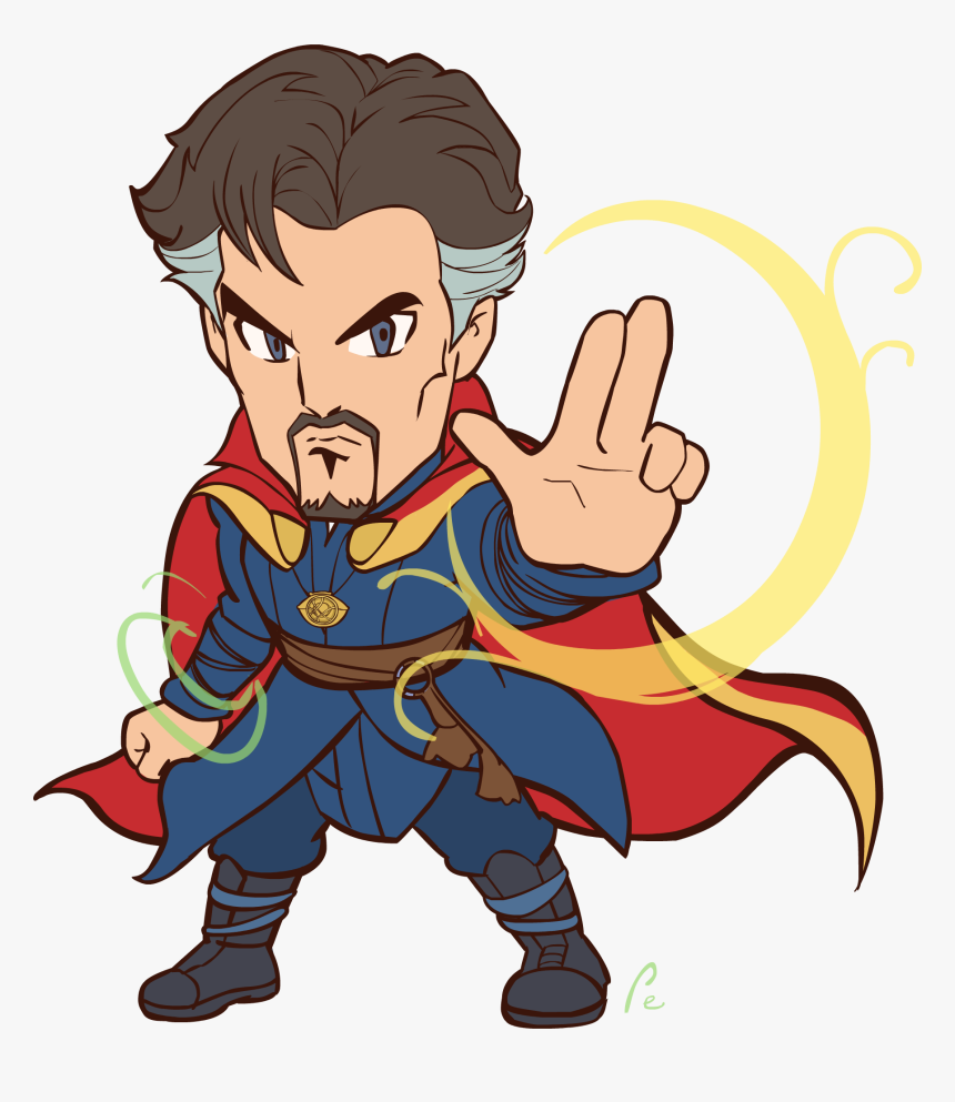 Doctor Strange - Chibi Doctor Strange Cartoon, HD Png Download, Free Download