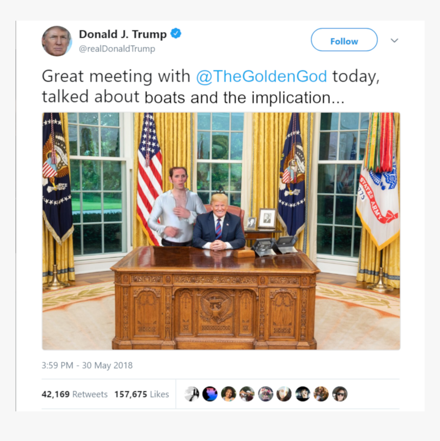 Donald Trump Despacito Tweet, HD Png Download, Free Download