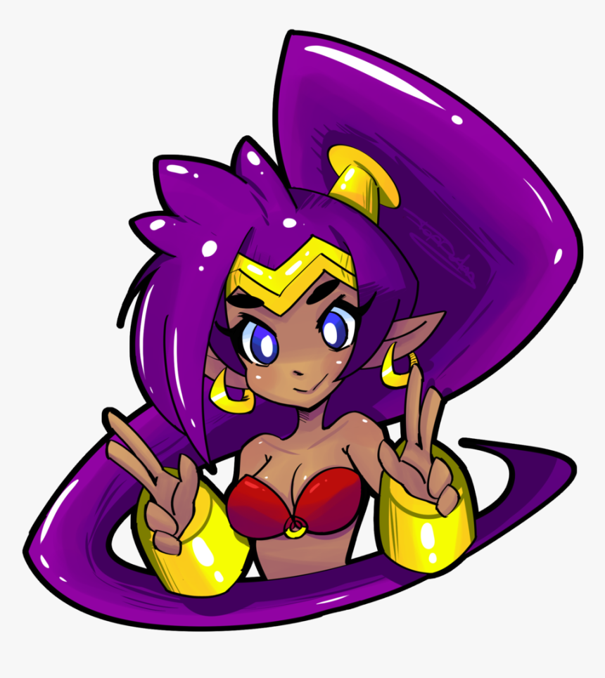 Shantae Genie Fanart By Topdylan Shantae Genie Fanart - Cartoon, HD Png Download, Free Download