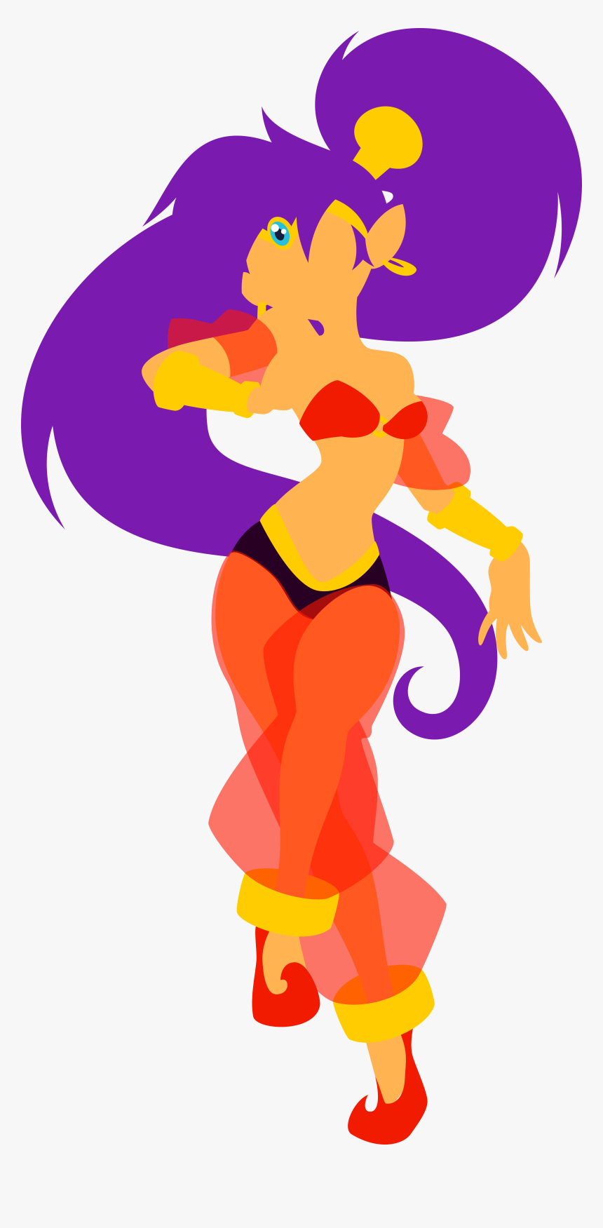 View Shantae - Illustration - Shantae Risky's Revenge Art, HD Png Download, Free Download