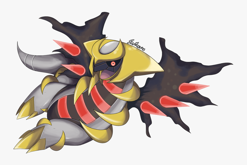 Pkmn - Giratina - Cartoon, HD Png Download, Free Download