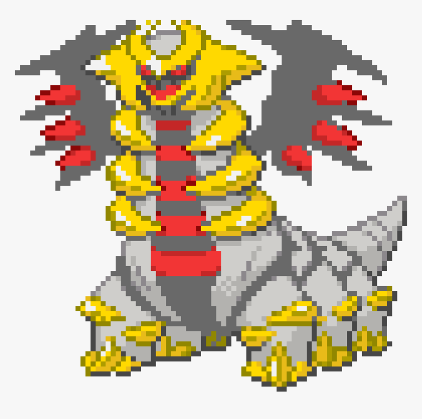 Giratina En Pixel Art, HD Png Download, Free Download