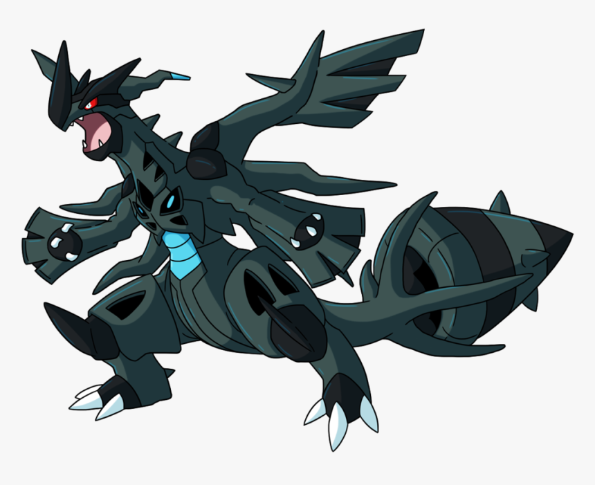 Pokemon Zekrom Plush - Palkia And Dialga Fusion, HD Png Download - kindpng.