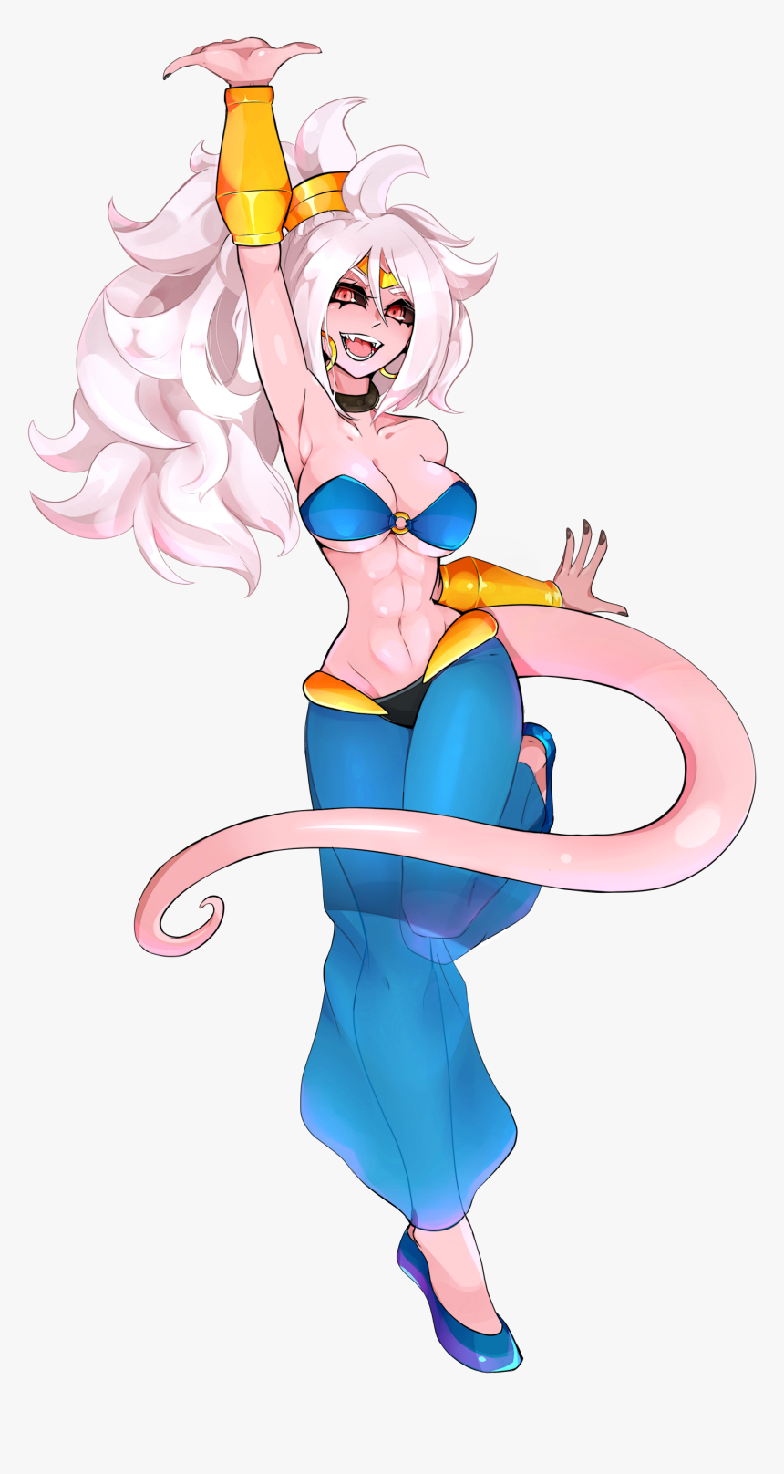 Dragon Ball Android 21 Majin Fanart, HD Png Download, Free Download