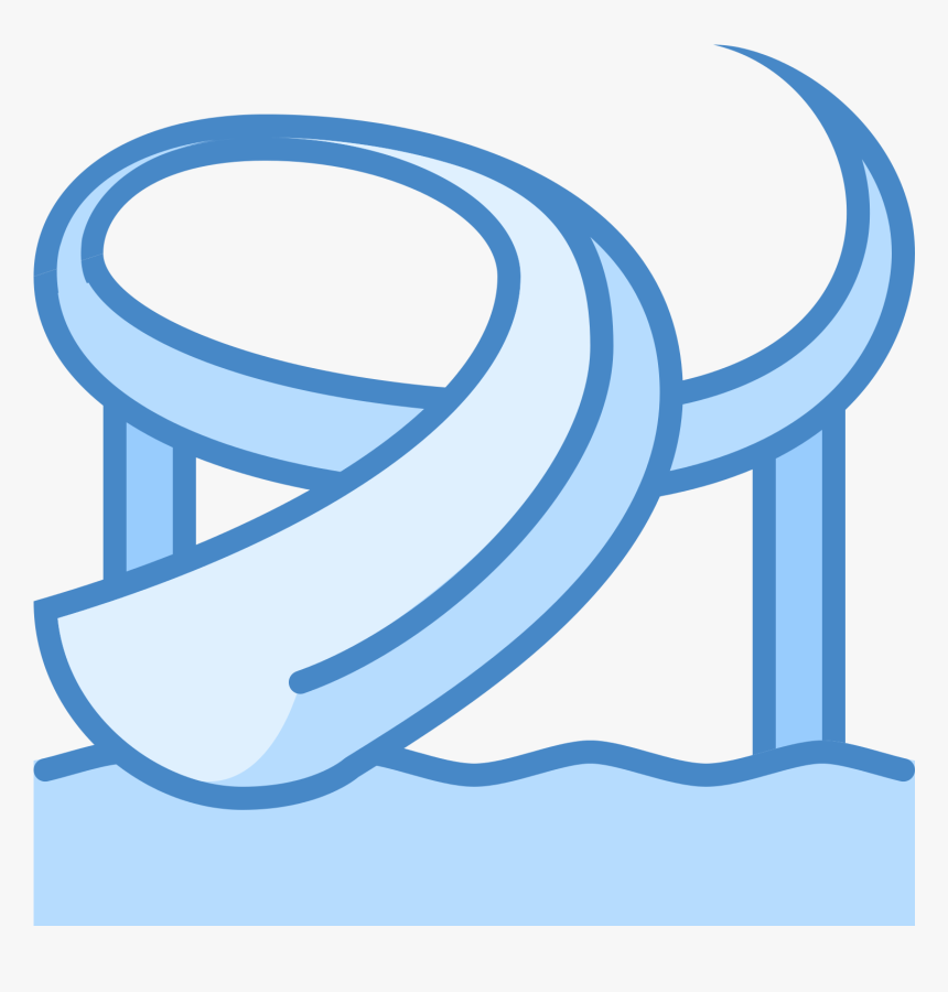 Water Park Icon , Png Download - Water Park Slide Png, Transparent Png, Free Download