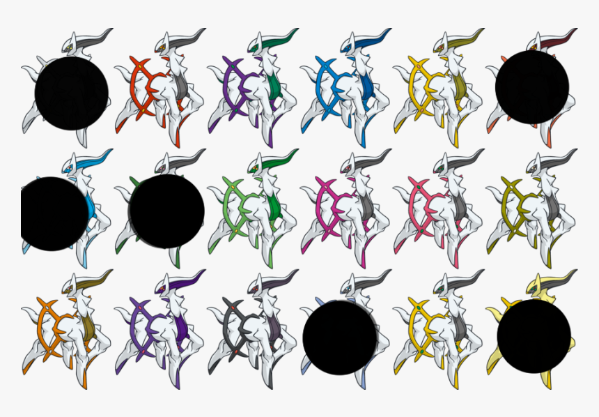 All Arceus Types Shiny, HD Png Download, Free Download