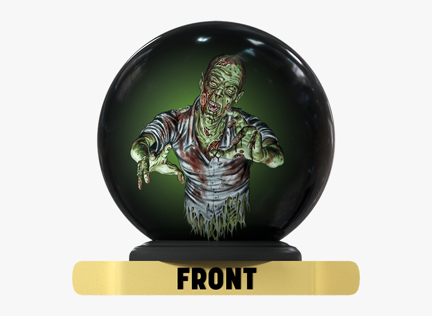 Zombie Horde - Bowling Ball On The Ball Bowling, HD Png Download, Free Download