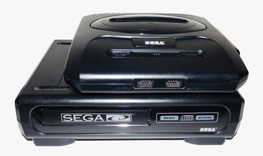 Ok, You Should Now Have The Two System Combined As - Model 2 Genesis Model 1 Sega Cd, HD Png Download, Free Download