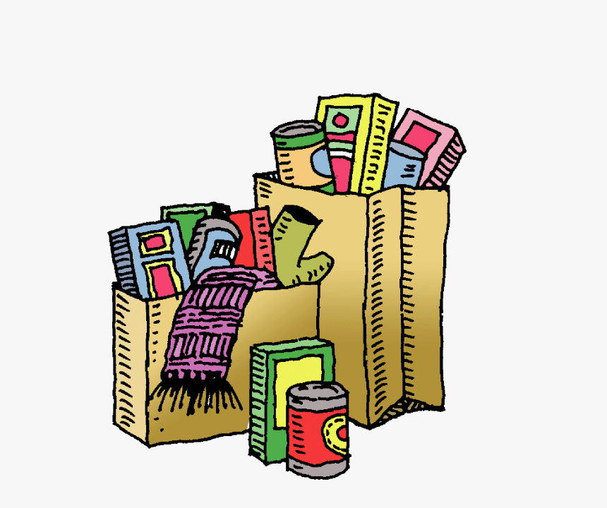 Pin Canned Food Clipart - Clip Art Food Pantry, HD Png Download - kindpng.