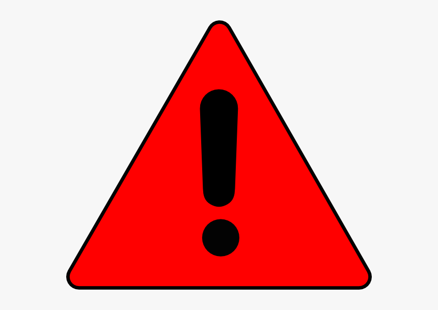 Triangle Clip Art At - Warning Clipart, HD Png Download, Free Download