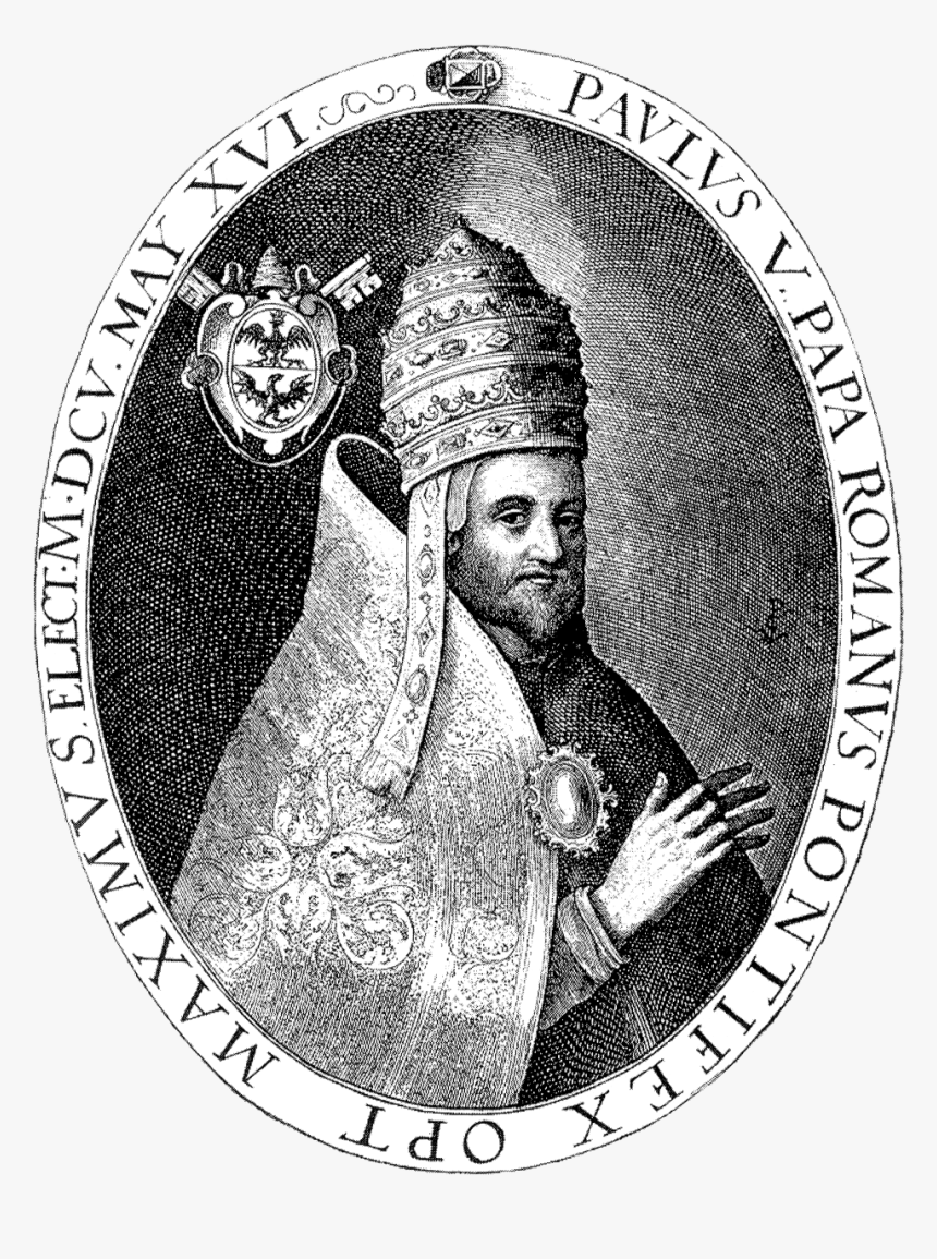 Pope Paul V By Crispyn De Passe - Pope Paul V Png, Transparent Png, Free Download